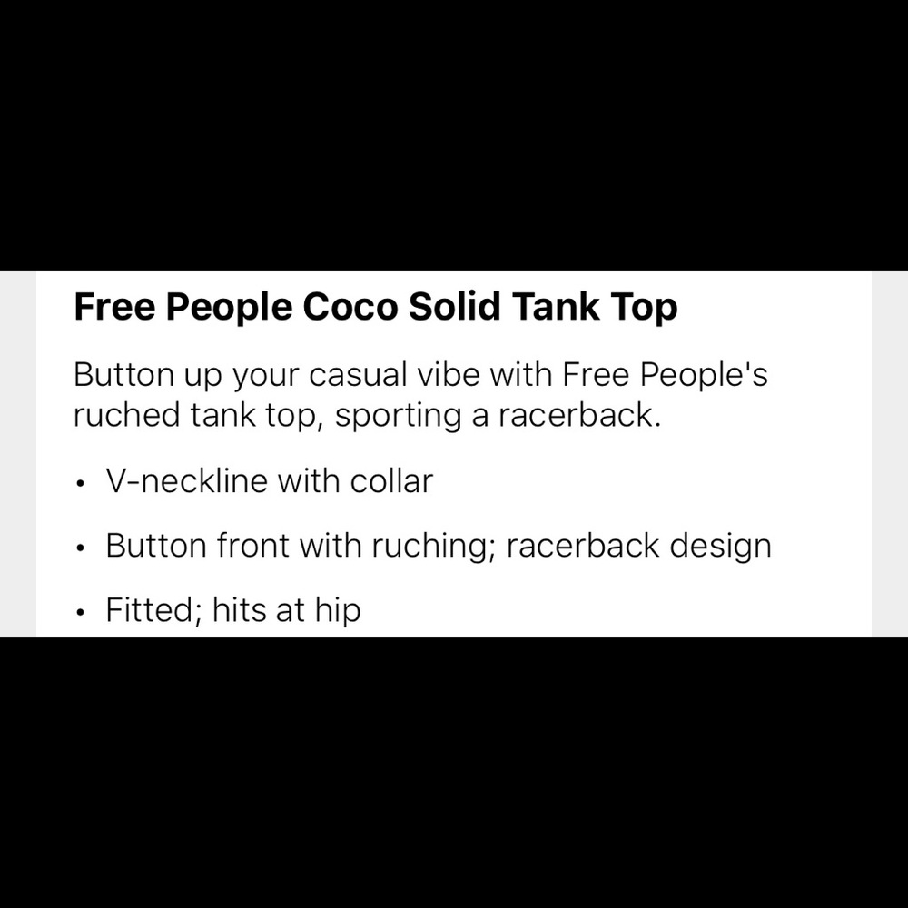 Free People Coco Solid Tank Top - Picture 4 of 4